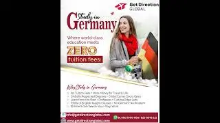 Study in Germany for FREE 🇩🇪 | No Tuition Fees | 1000+ English Courses | Post Study Work Visa 2025