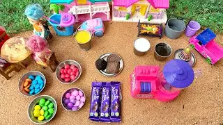Miniature GEMS CHOCOLATE MILKSHAKE | Mini Cooking | Dairy Milk Chocolate Milkshake | Gems Milkshake