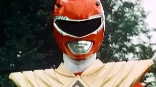 Red Ranger Dragon Shield Morphs and Battles | Mighty Morphin | Power Rangers Official