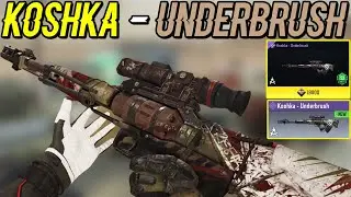 KOSHKA UNDERBRUSH BLUEPRINT GAMEPLAY in COD MOBILE | Clan Wars Store Reward Season 3 | CODM