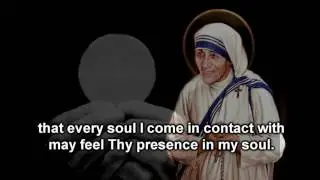 Night Time Prayer of Saint Mother Teresa of Calcutta