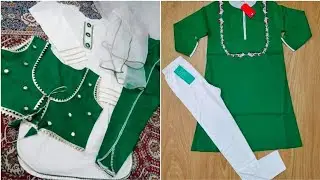 14 August Home Made Dress Designs/Jashn e aazadi dress designs/White green dress designs