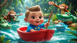 Rema, Rema Tu Barco Remix | Fun Boat Rhyme for Toddlers 🚣 | Baby Song & nursery rhymes for kids 🎵