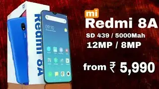 Xiaomi Redmi 8A - Snapdragon 439 ,5000MAH Battery, Fast Charger, | Redmi 8A DeshKaPhone
