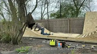 Building a Backyard Halfpipe (Mini ramp) Episode 5: Starting the Build