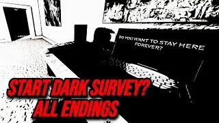 Start Dark Survey? ALL ENDINGS [Full Walkthrough] - Roblox