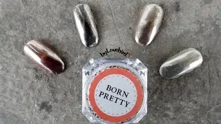 [ Nail tutorial ] Bornprettystore Silver Mirror Powder Review | byLovebird
