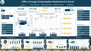 Office Energy Consumption Dashboard in Excel