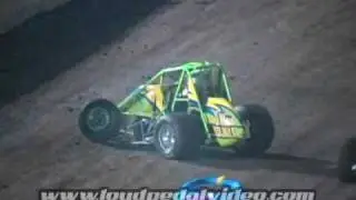 Wes Richardson VRA Sprint Car Flip