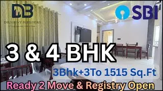 3Bhk+3To 1515 Sq.Ft | Ready 2 Move  | SBI Approved & Registy Open | Best Location 📲+91 8700297426