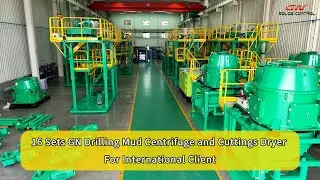 16 Sets GN Drilling Mud Centrifuge and Cuttings Dryer For International Client