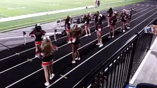 Normandy Invaders Cheerleaders Home Opener at Byers Field