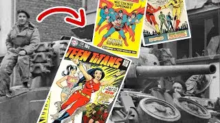 studying NICK CARDY - the Tank Driver COMIC BOOK artist