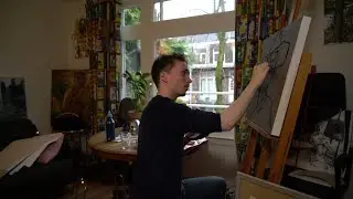 Student Wolf won Project Rembrandt: &lsquo;Ik ben altijd onrustig als ik schilder&rsquo;