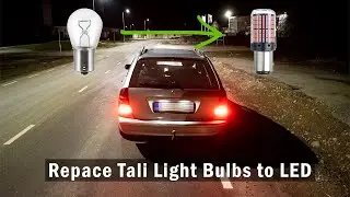 Mercedes W203 Tail Lights LED Conversion