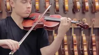 Bela Szepessy, London 1914 | Violin Demonstration