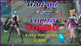 LOLITA HANABI COMBO UNSTOPPABLE - WHOLE GAME DOMINATING | HANABI BEST BUILD 2024 | MOBILE LEGENDS