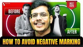 How To Avoid Negative Marking In NEET 2025 Exam | Correct Paper Attempting Strategy For NEET