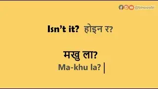 Learn Basic Newari in 20 minutes!