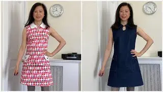 52.  Mary Quant-Inspired 1960&rsquo;s Mini Shift Dresses (Free Sewing Pattern) #frugalfrocks2021