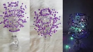 Cara Mudah dan murah membuat Bunga Foam mutiara dari botol plastik