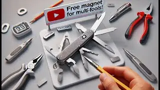 How to Get a Free Tiny Magnet for Your Swiss Army Knife or Multi-Tool! Quick Tip 🧲