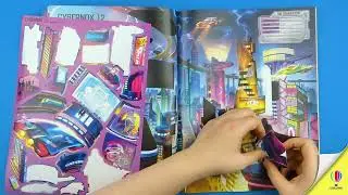 Build Your Own Futuristic Cities Sticker Book