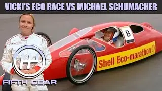 Vicki's Eco race with Michael Schumacher | Fifth Gear Classic