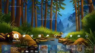 PS4 Dynamic Theme: Forest Creek