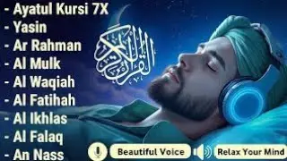Quran recitation in a peaceful voice I Alfatiha, ayat alkursi, yasin, alwaqiah, arrahman, Alaa aqel