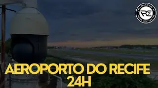 SBRF CAM 1 | TARDE/NOITE | AEROPORTO DO RECIFE AO VIVO 24H | RECIFE AIRPORT LIVE
