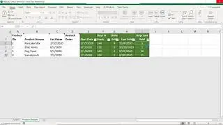 Product Sales Analyzer - Excel System - Free Download