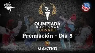 PREMIACIÓN - DÍA 5 - Olimpiada Nacional 2025 (TK3 cadetes) #Taekwondo