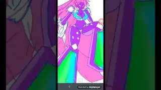 C&oacute;mo pintar Cabello en Ibis Paint-X . Violet Phantmon parte 3