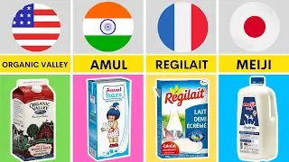 Milk Brands From Different Countries