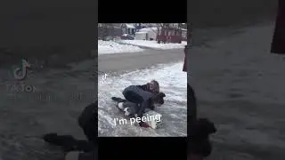 #canada #ice #snow #slip #funny #girl #badday #ohno #wtf #lol