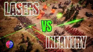 USA LASERS vs CHINA INFANTRY ⚡ Precision vs Numbers | Contra 009