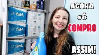 🛑⚠️🛑Adeus COMPRAS de M&Ecirc;S☝️ Arm&aacute;rios CHEIOS SEM passar APERTO #estoquedealimentos 