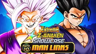 ЗВЕРЬ ГОХАН ПОБЕЖДЕН! EZA PHY LR Ultimate Gohan MAX Links Rainbow Showcase! [Dokkan Battle]