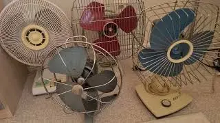 2 Vintage fans off the flea market: 1950' Frost floor fan & JET 9