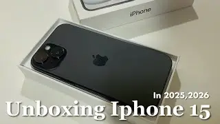 Unboxing do meu novo celular, Iphone 15 em 2025