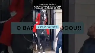 &Uacute;LTIMO CLIENTE DO BAR. NINGUEM MERECE! #shorts #tutorial #bartender #queensguard