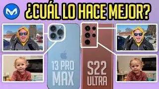 Galaxy S22 ULTRA vs iPhone 13 Pro MAX GUERRA VIDEO RETRARO!!!!!!