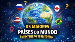 OS MAIORES PAÍSES DO MUNDO EM EXTENSÃO TERRITORIAL