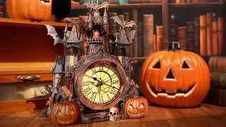 Build a Halloween Clock &ndash; Cutywood 3D Wooden Puzzle Craft