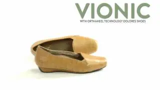 Vionic with Orthaheel Technology Dolores Shoes - Leather, Wedge Heel (For Women)