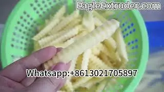 How to produce wave shape french fries stick and potato chips ? | potato chips cutting machine