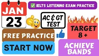 IELTS LISTENING PRACTICE TEST 2026 WITH ANSWERS | 22.01.2026