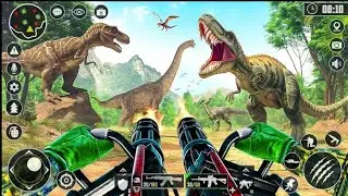 Wild Animals Hunter 3D- Dinosaur   Hunter Game new Android Game play#gaming 