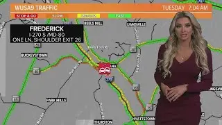 First DC snow causes crashes, traffic delays